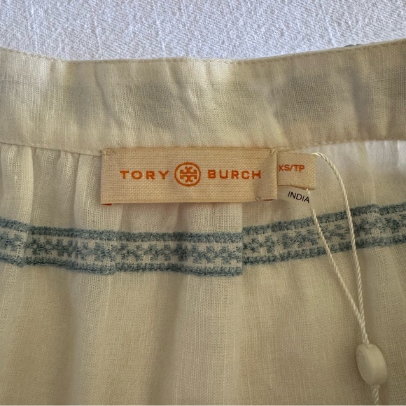 🌟NEW🌟Tory Burch Embroidered Ruffle Dress, Size XS - Picture 7 of 13